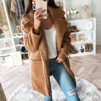 Long Faux Fur Coat