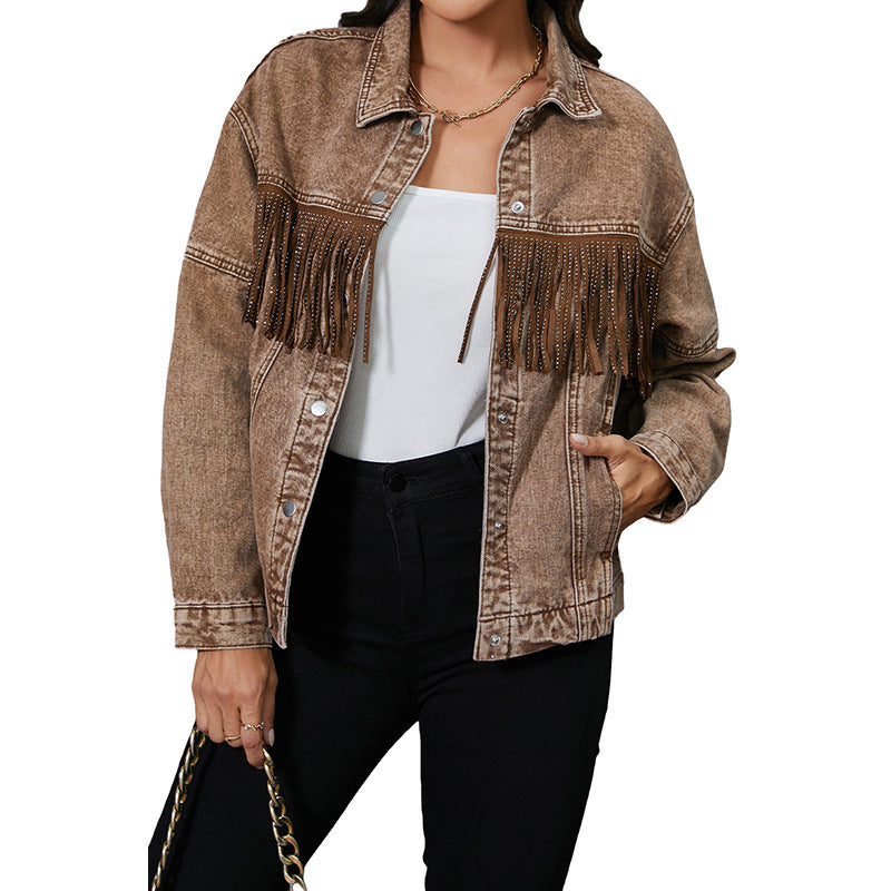 Tassel Lapel Jacket