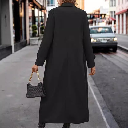 Casual Button Long Trench Coat